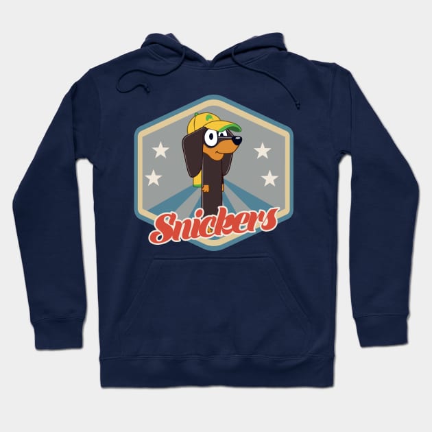 Snickers bluey Hoodie by 96rainb0ws